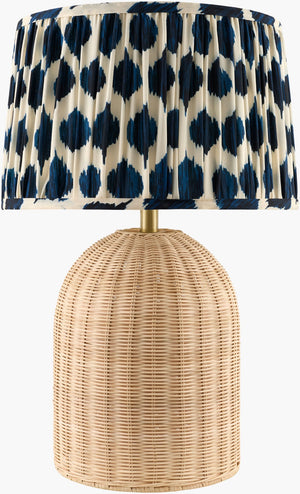 Livabliss Kenza Bohemian Felt Shade Accent Lamp with Metal Hardware for Eclectic Interiors KNZA-001