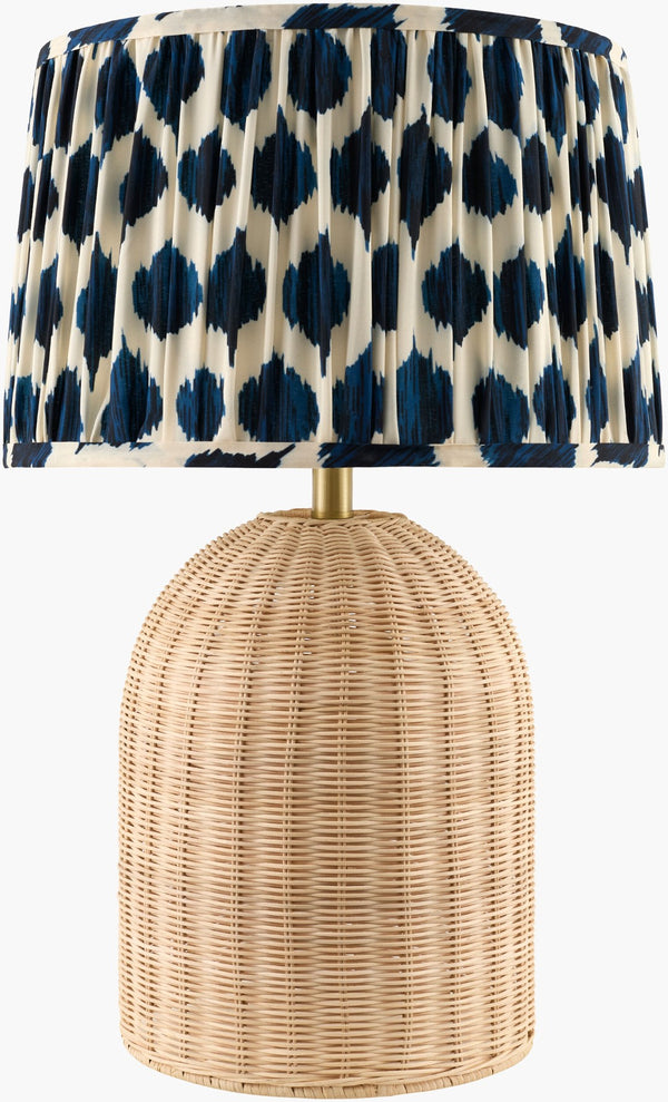 Livabliss Kenza Bohemian Felt Shade Accent Lamp with Metal Hardware for Eclectic Interiors KNZA-001