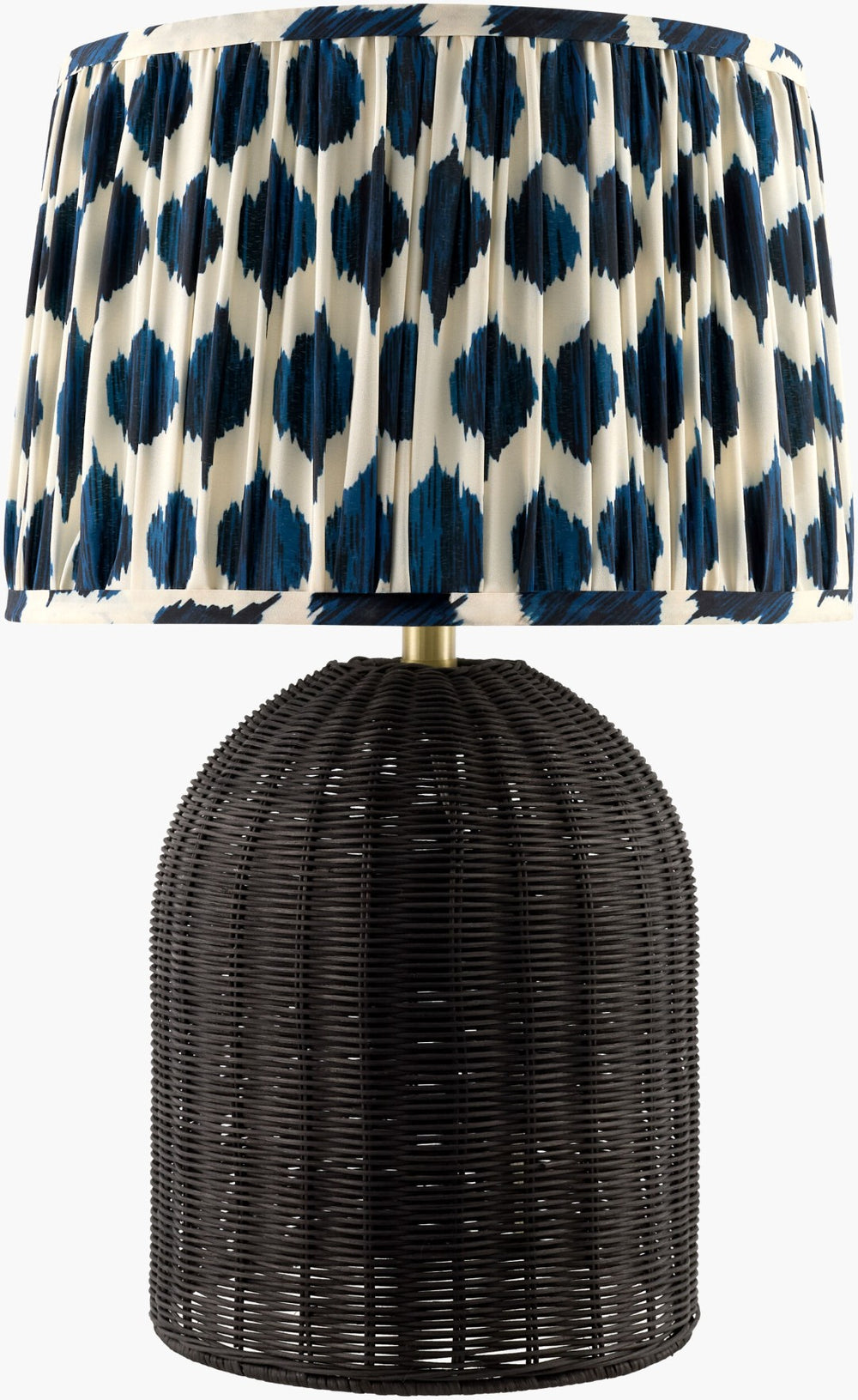 Livabliss Kenza Bohemian Accent Table Lamp with Layered Felt and Metal Textured Shade KNZA-003