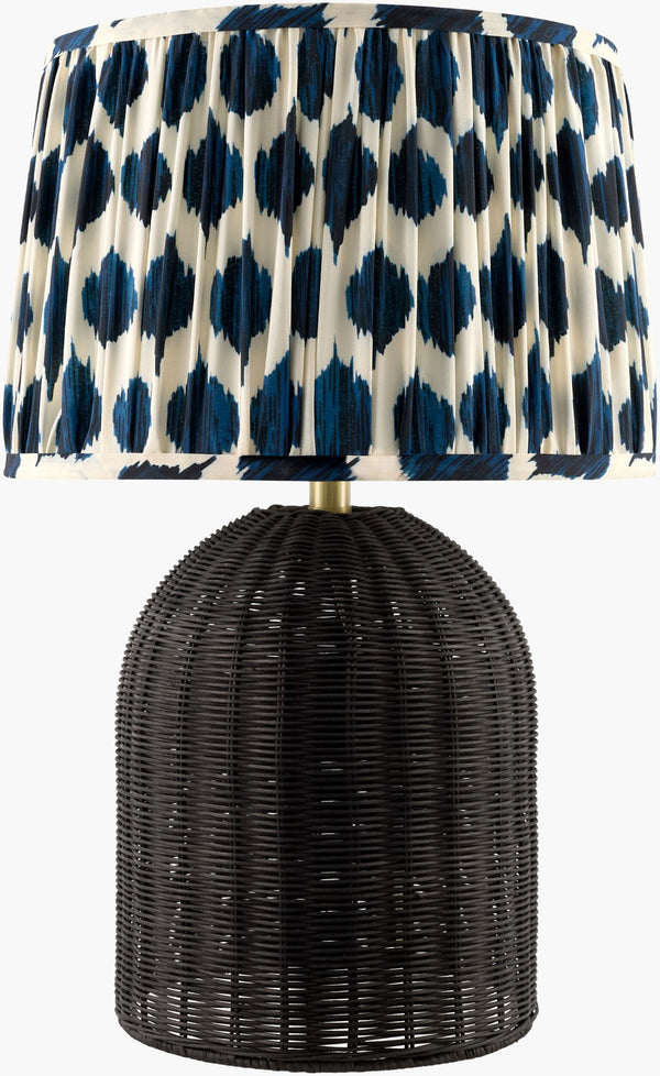 Livabliss Kenza Bohemian Accent Table Lamp with Layered Felt and Metal Textured Shade KNZA-003