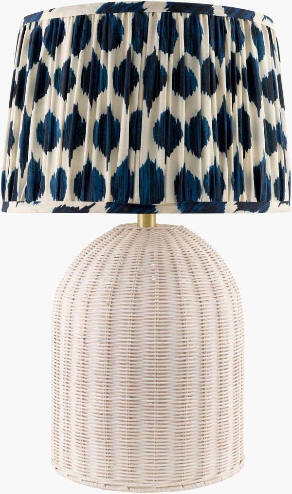 Livabliss Kenza Bohemian Accent Table Lamp Felt Metal Base Handcrafted Eclectic Decor KNZA-004