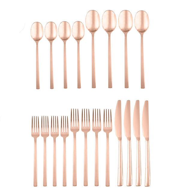 Lenox Cambridge Beacon Copper Mirror 20-Piece Flatware Set, Service for 4 NO COLOR METAL 341220CBK12DS