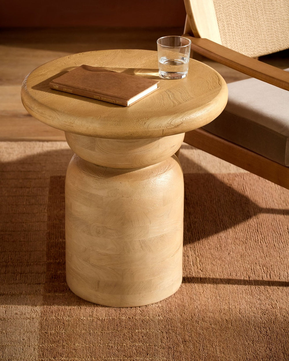 Surya Koben Square End Table Minimalist Modern Design for Living Room or Bedroom Corner KOBN002-222020