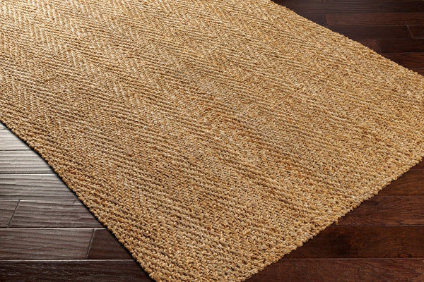 Livabliss Kochi Handwoven Jute Flatweave Area Rug Organic Texture for Entryways and Kitchens Tan 2' x 3' KOC2300-23
