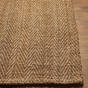 Livabliss Kochi Handwoven Jute Flatweave Area Rug Organic Texture for Entryways and Kitchens Tan 2' x 3' KOC2300-23