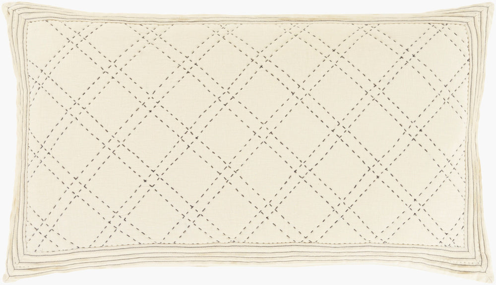 Surya Kojo 26"W X 26"L Cottage Style Sham - Luxurious Cotton-linen Blend For Cozy Home Decor Transformation Cream Linen,Linen,Cotton Kojo2000-ks