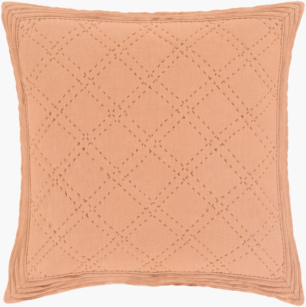 Surya Kojo 88"W X 92"L Quilt - Cottage Style Elegance With Cotton-linen Blend, Machine Washable Comfort Camel Linen,Linen,Cotton Kojo2002-k