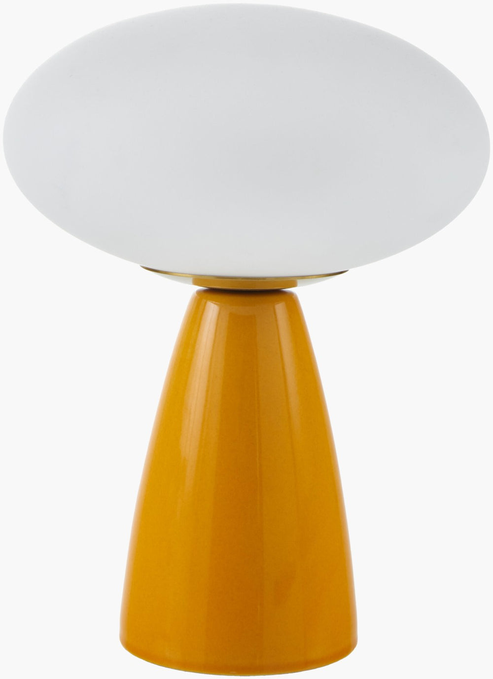 Livabliss Komorebi Ceramic Body Glass Shade Accent Lamp for Nightstand or Desk Ambient Glow KOM-002