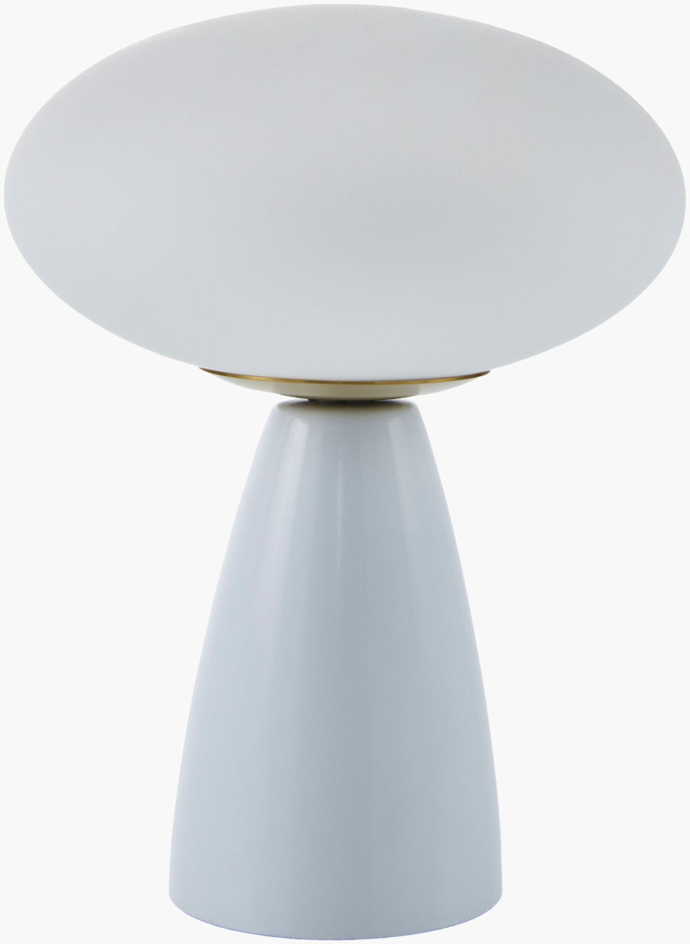 Livabliss Komorebi Ceramic Base Accent Lamp with Glass Shade for Nightstand or Desk Ambiance KOM-003