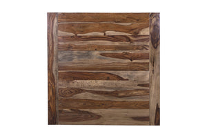 Porter Designs Porter Taos Solid Sheesham Wood 54" Square Counter Table - Timeless Craftsmanship & Artful Design Brown Wood 07-196-08-9027hl