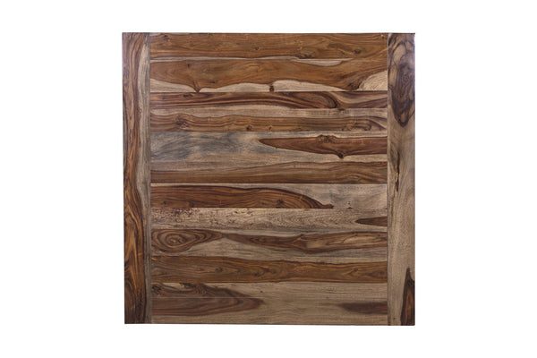 Porter Designs Porter Taos Solid Sheesham Wood 54" Square Counter Table - Timeless Craftsmanship & Artful Design Brown Wood 07-196-08-9027hl