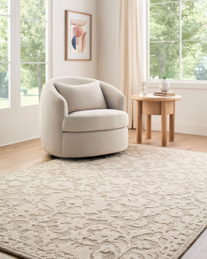 Livabliss Konya Hand-tufted Wool Accent Rug Updated Traditional Pattern for Entryways and Bathrooms Beige, Ivory 8' x 10' KON2301-810