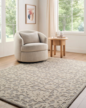Livabliss Konya Hand Tufted Wool Accent Rug Traditional Pattern for Entryway or Bedroom Taupe, Ivory 9' x 12' KON2302-912