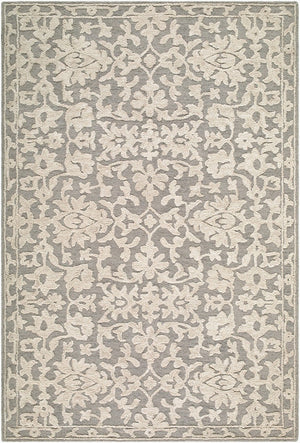 Livabliss Konya Hand Tufted Wool Accent Rug Traditional Pattern for Entryway or Bedroom Taupe, Ivory 9' x 12' KON2302-912