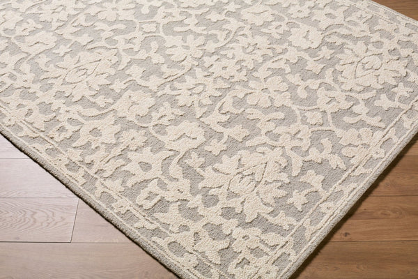 Livabliss Konya Hand Tufted Wool Accent Rug Traditional Pattern for Entryway or Bedroom Taupe, Ivory 9' x 12' KON2302-912