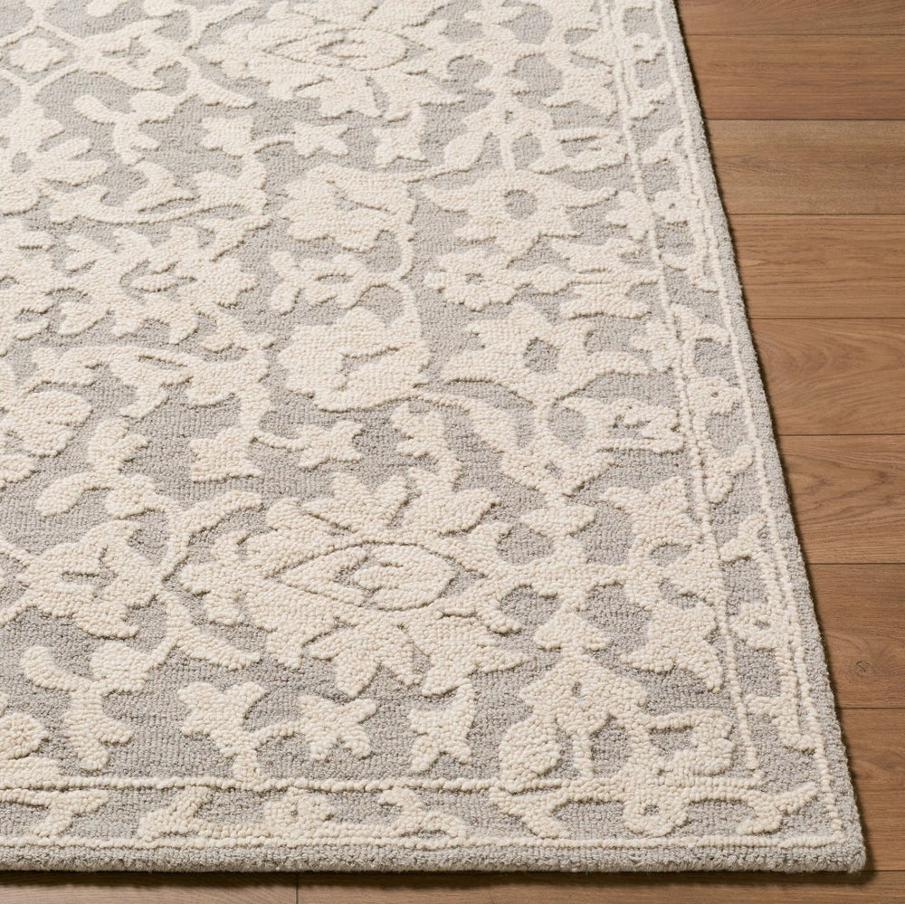Livabliss Konya Hand Tufted Wool Accent Rug Traditional Pattern for Entryway or Bedroom Taupe, Ivory 9' x 12' KON2302-912