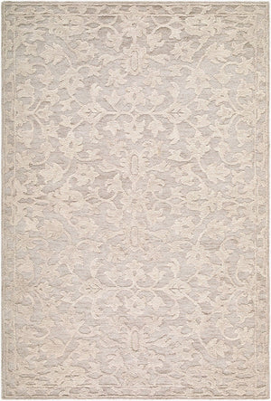 Livabliss Konya Hand Tufted Wool Accent Rug Traditional Pattern for Entryways and Cozy Spaces Beige, Taupe 9' x 12' KON2303-912