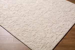 Livabliss Konya Hand Tufted Wool Accent Rug Traditional Pattern for Entryways and Cozy Spaces Beige, Taupe 9' x 12' KON2303-912