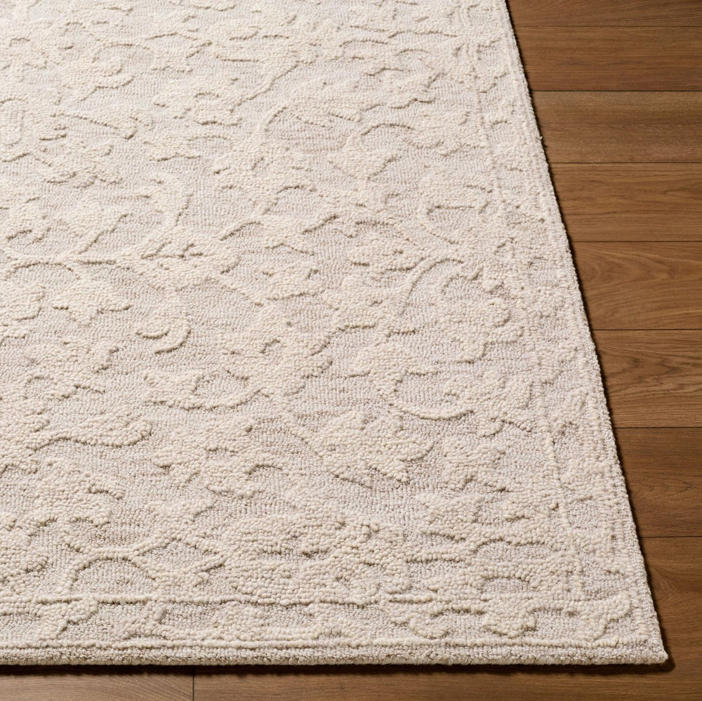 Livabliss Konya Hand Tufted Wool Accent Rug Traditional Pattern for Entryways and Cozy Spaces Beige, Taupe 9' x 12' KON2303-912