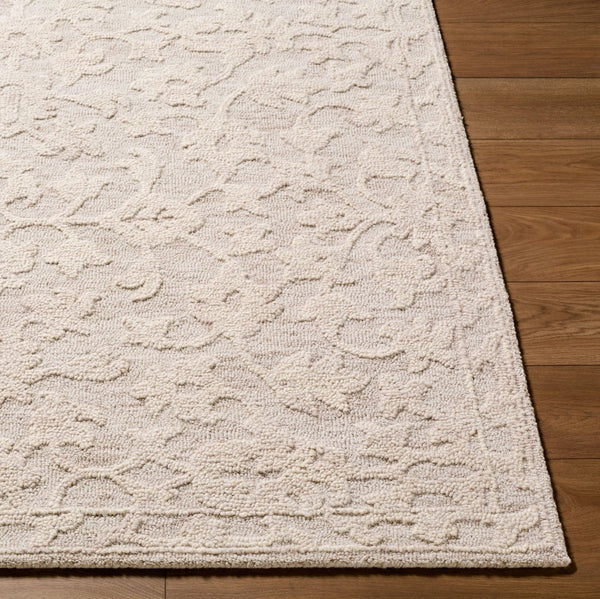 Livabliss Konya Hand Tufted Wool Accent Rug Traditional Pattern for Entryways and Cozy Spaces Beige, Taupe 9' x 12' KON2303-912