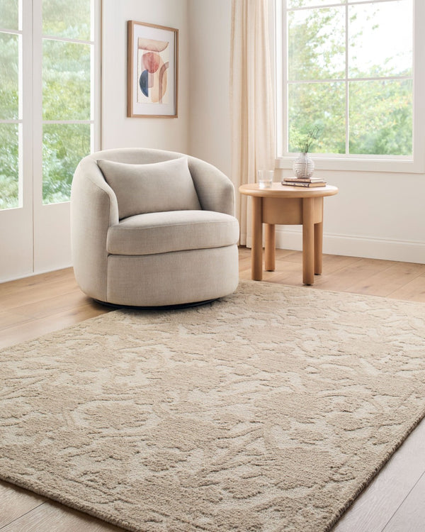 Livabliss Konya Hand-tufted Wool Accent Rug with Geometric Pattern for Entryways and Bedside Beige, Sandsto 9' x 12' KON2305-912
