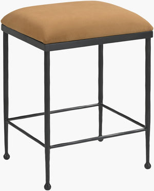Surya Kornel Industrial Rustic Counter Stool with Foam Seat for Kitchen Island Dining KONL001-241714