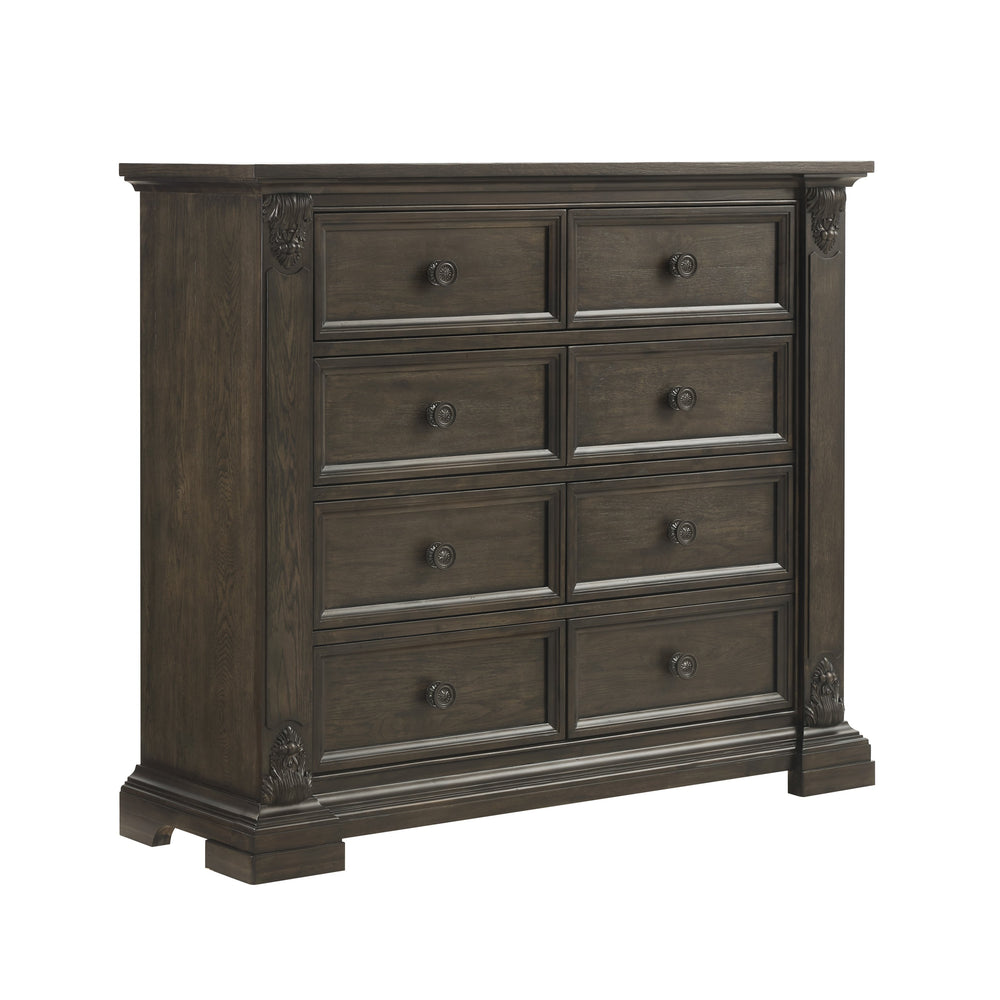 A.R.T. Furniture Heritage Hill 8-drawer Gentleman’S Chest - Elegant Acacia & Oak Design With Antique Pewter Hardware Brown Eight (8) Drawers For Storage (Interior Drawers, 19.75”W X 13.5”D X 6.5”H) 341150-2816