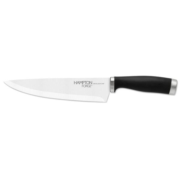 Lenox Hampton Forge Epicure 8" Chef Knife With Frosted Blade Guard Black, BLACK MULTI HMC01A10BG