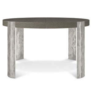 Bernhardt Bernhardt Prado Porcini Dining Table With 20" Leaf, Rustic Modern Ash & White Oak Veneer, 54–74" 324221B