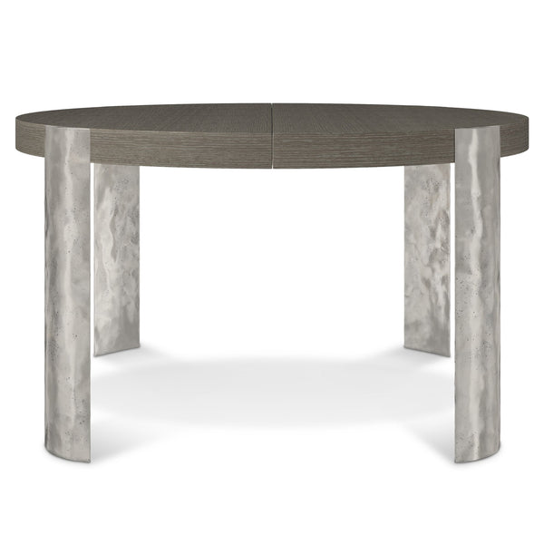Bernhardt Bernhardt Prado Porcini Dining Table With 20" Leaf, Rustic Modern Ash & White Oak Veneer, 54–74" 324221B