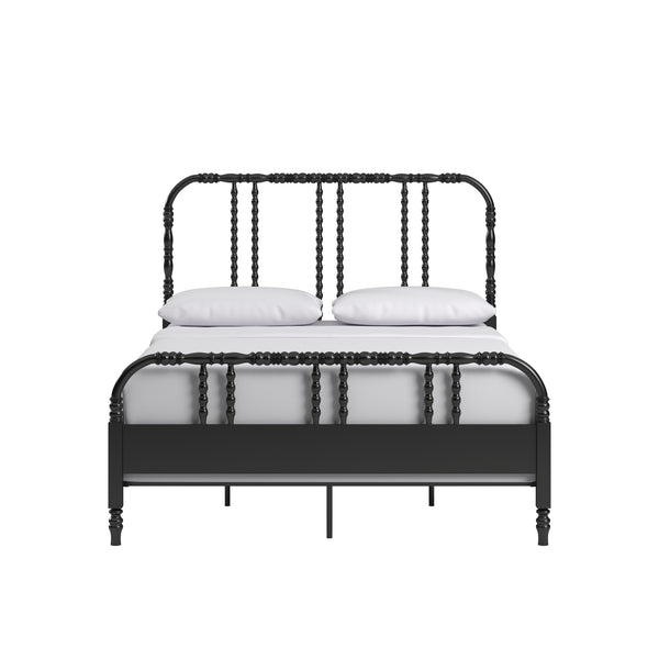 Homelegance By Top-Line Ambrose Metal Spool Bed Black Metal