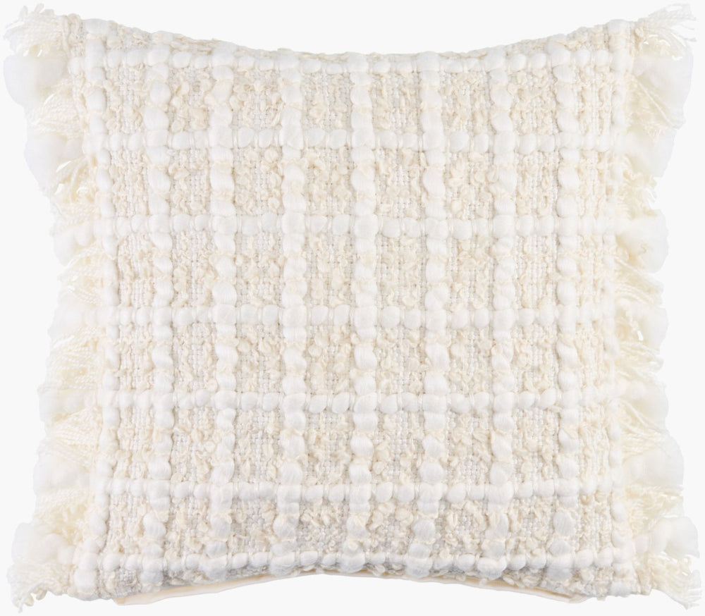Livabliss Kemerovo Square Accent Pillow Cottage Style Polyester Fill for Sofas and Beds KOV001-1818