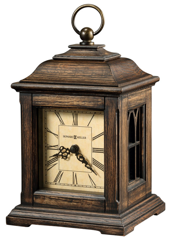 Hekman Furniture 635190 Talia Antique Oak Mantel Clock - Stylish Quartz Movement With Aged Dial & Elegant Design  Talia Mantel Clock 635190