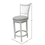 Parker House Americana Modern Dining Spindle Back Swivel Barstool Cotton Poplar Solids / Birch Veneers DAME#2230S-COT