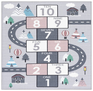 Safavieh Kids Playhouse 226 Power Loomed Kids Rug KPH226A-9