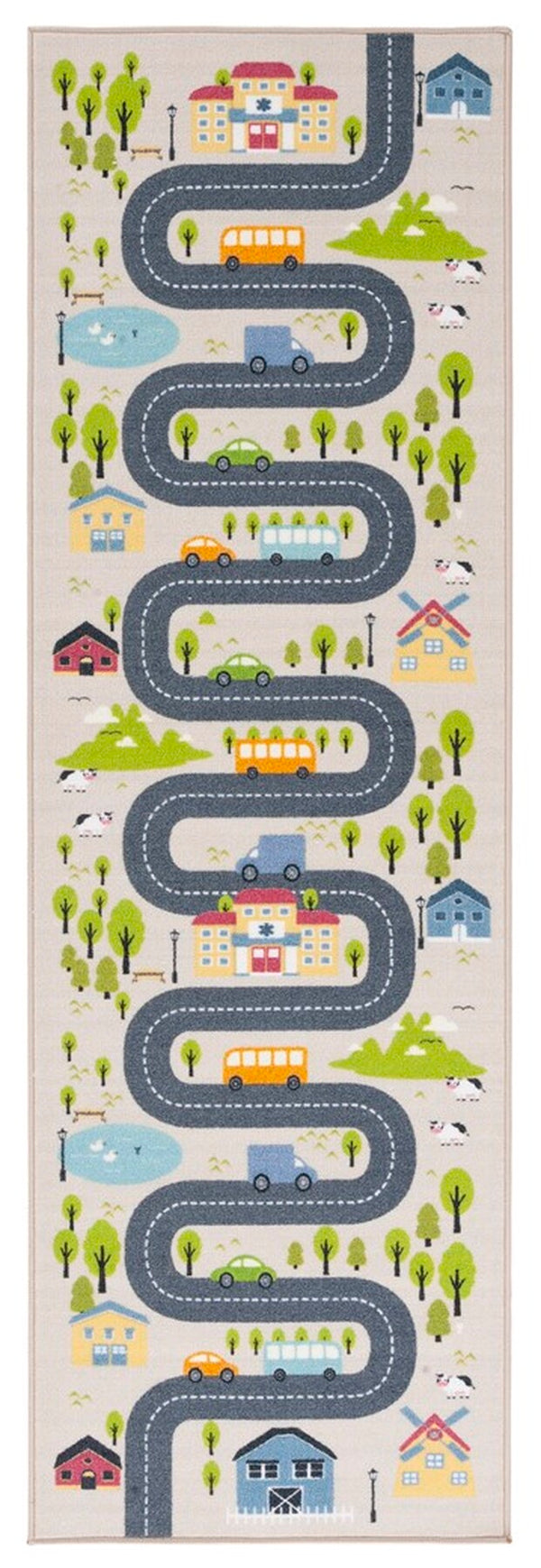 Safavieh Kids Playhouse 227 Power Loomed Kids Rug KPH227A-24