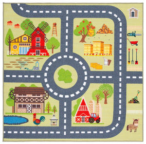Safavieh Kids Playhouse 232 Power Loomed Kids Rug KPH232Y-26
