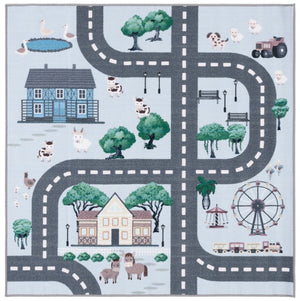 Safavieh Kids Playhouse 235 Power Loomed Kids Rug KPH235M-9