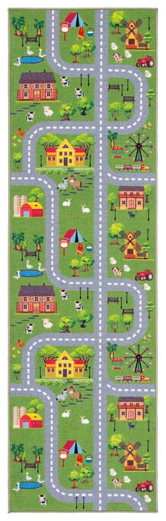 Safavieh Kids Playhouse 235 Power Loomed Kids Rug KPH235Y-3SQ