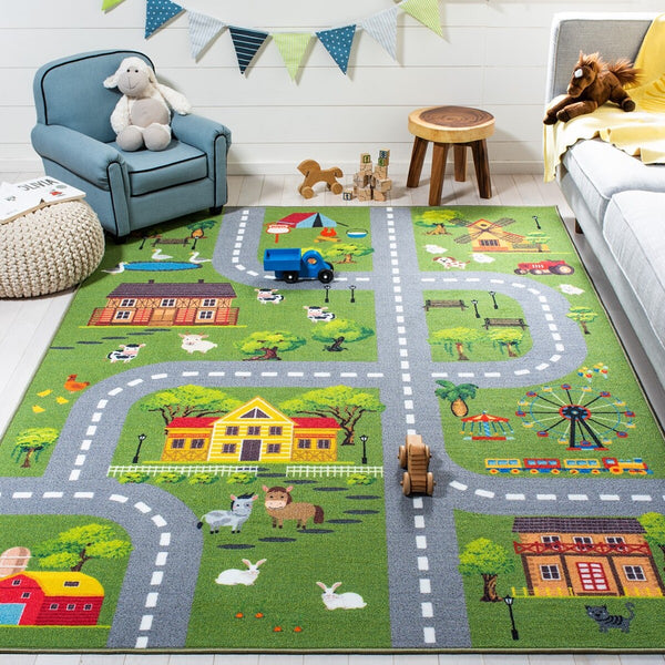 Safavieh Kids Playhouse 235 Power Loomed Kids Rug KPH235Y-3SQ