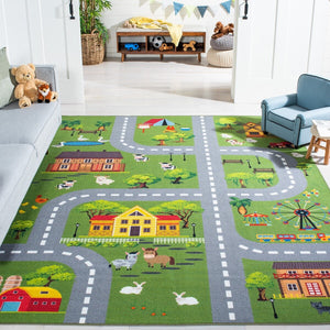 Safavieh Kids Playhouse 235 Power Loomed Kids Rug KPH235Y-3SQ