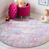 Safavieh Kids Playhouse 257 KPH257 Power Loomed Kids Rug Purple / Light Blue KPH257V-7SQ