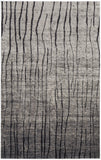 Feizy Rugs Kano Polypropylene/Polyester Machine Made Industrial Rug Gray/Black/Taupe 10'-2" x 13'-9"
