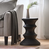 Christopher Knight Home® - Noble House - Adilynn Indoor 22" Light-Weight Concrete Side Table, Black