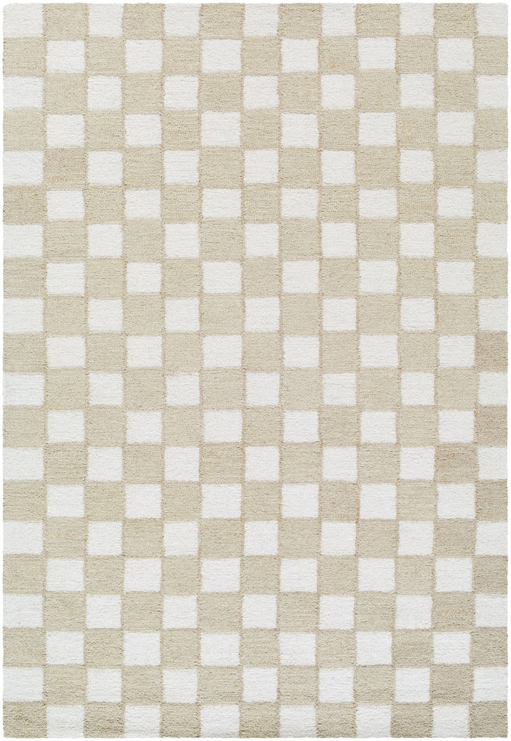 Livabliss Klopp Hand Tufted Wool Area Rug Minimalist Style for Entryway Bedroom or Bath Beige, Ivory' 8' x 10' KPP2302-810