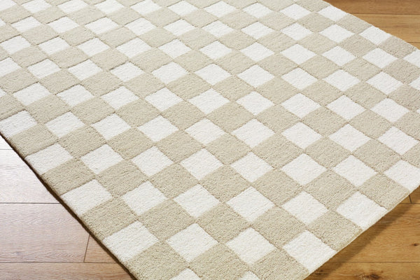 Livabliss Klopp Hand Tufted Wool Area Rug Minimalist Style for Entryway Bedroom or Bath Beige, Ivory' 8' x 10' KPP2302-810