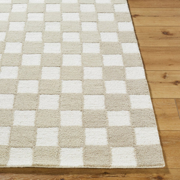 Livabliss Klopp Hand Tufted Wool Area Rug Minimalist Style for Entryway Bedroom or Bath Beige, Ivory' 8' x 10' KPP2302-810