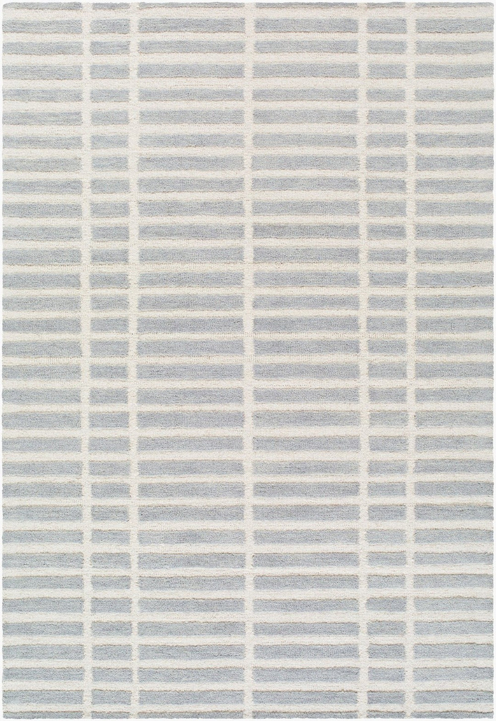 Livabliss Klopp Hand Tufted Wool Accent Rug Artisan Crafted for Entryways and Modern Interiors Pewter, Ivory 2'6" x 8' KPP2305-268