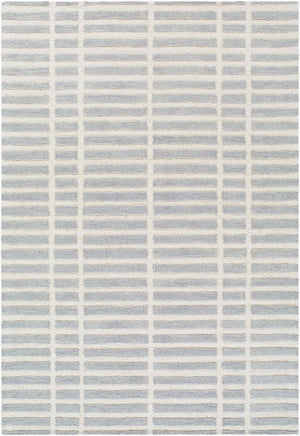 Livabliss Klopp Hand Tufted Wool Accent Rug Artisan Crafted for Entryways and Modern Interiors Pewter, Ivory 2'6" x 8' KPP2305-268