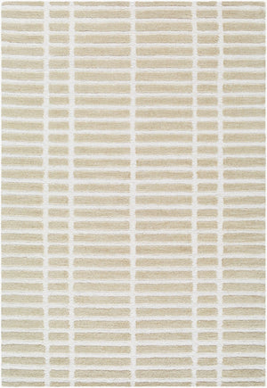 Livabliss Klopp Hand Tufted Wool Accent Rug Modern Minimalist Style for Entryways and Bedrooms Beige, Ivory 2' x 3' KPP2306-23
